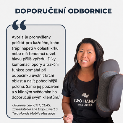 Avoria™ Masážní polštář proti ztuhlosti krku
